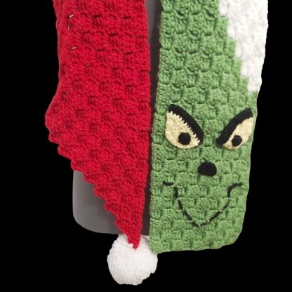 Green Meany Grouch Scarf