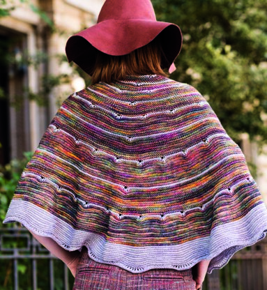 St. Johns Shawl in Malabrigo Arroyo - Downloadable PDF