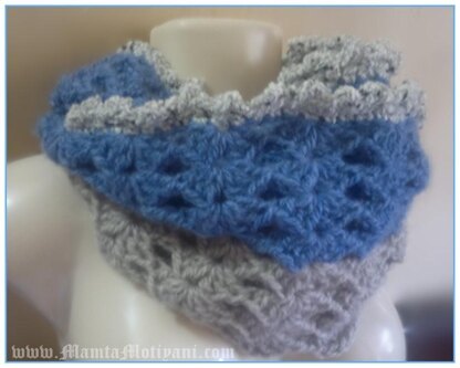 Unique Crochet Cowl Neck Warmer Pattern Chunky Designer Scarf