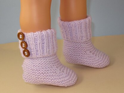 Easy Baby 3 Button Rib Top Booties