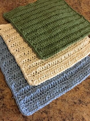 Learn to Knit - Beginner Knitter Dishcloth with Video