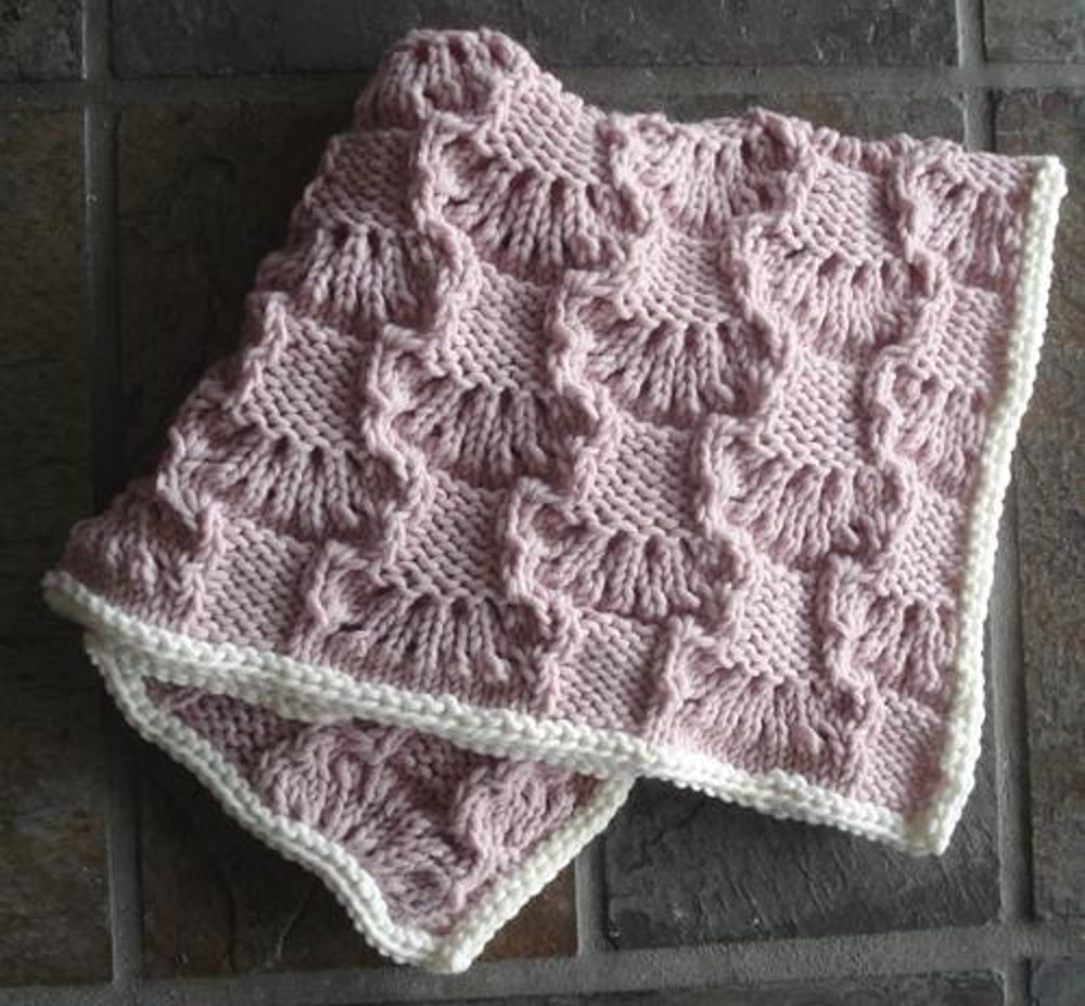 Squares baby discount blanket knitting pattern