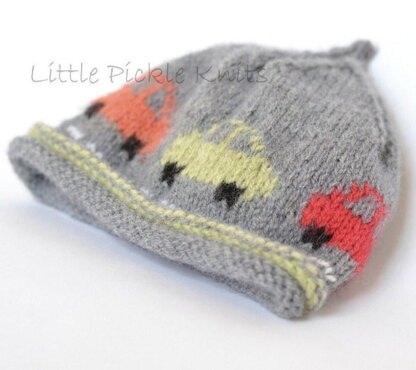 Baby Beanie 'Little Cars'