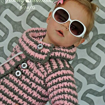 Girls Vintage Houndstooth Jacket