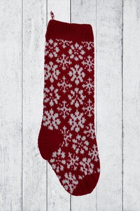 Snowflake Flower Stocking