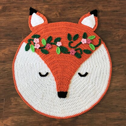 Woodland Fox Nursery Rug