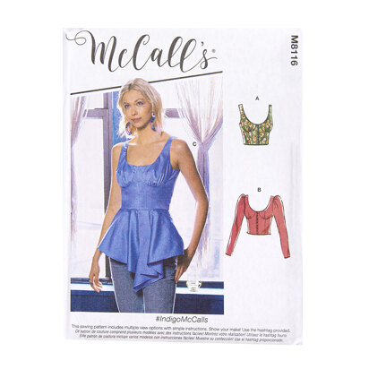McCall's Misses' Tops M8116 - Sewing Pattern