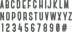 Sizzix XL Alphabet Die by Tim Holtz - Society