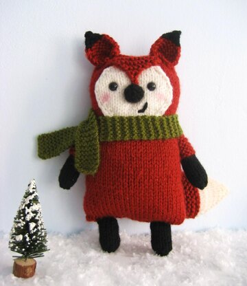 Knit Little Fox Amigurumi Pattern