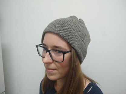 Double Brim Stockinette Hat