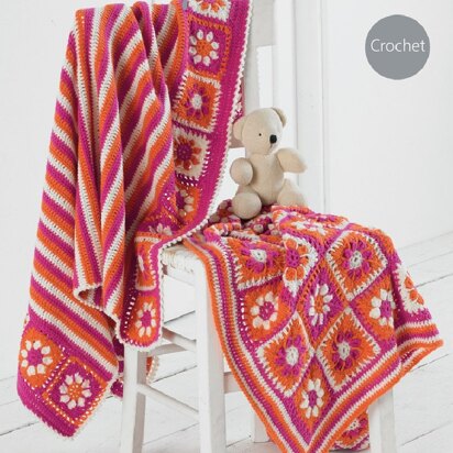 Blankets in Hayfield Baby DK - 4683- Downloadable PDF