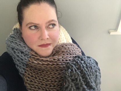 Knitted Blanket Scarf Pattern