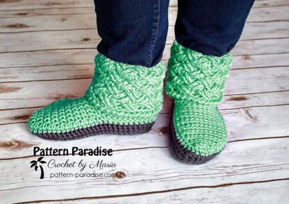 Celtic Weave Slippers