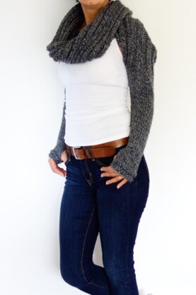 Wrap Around Shrug with Sleeves