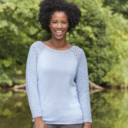 Poppyseed Sweater in Valley Yarns Haydenvill DK - 941 - Downloadable PDF