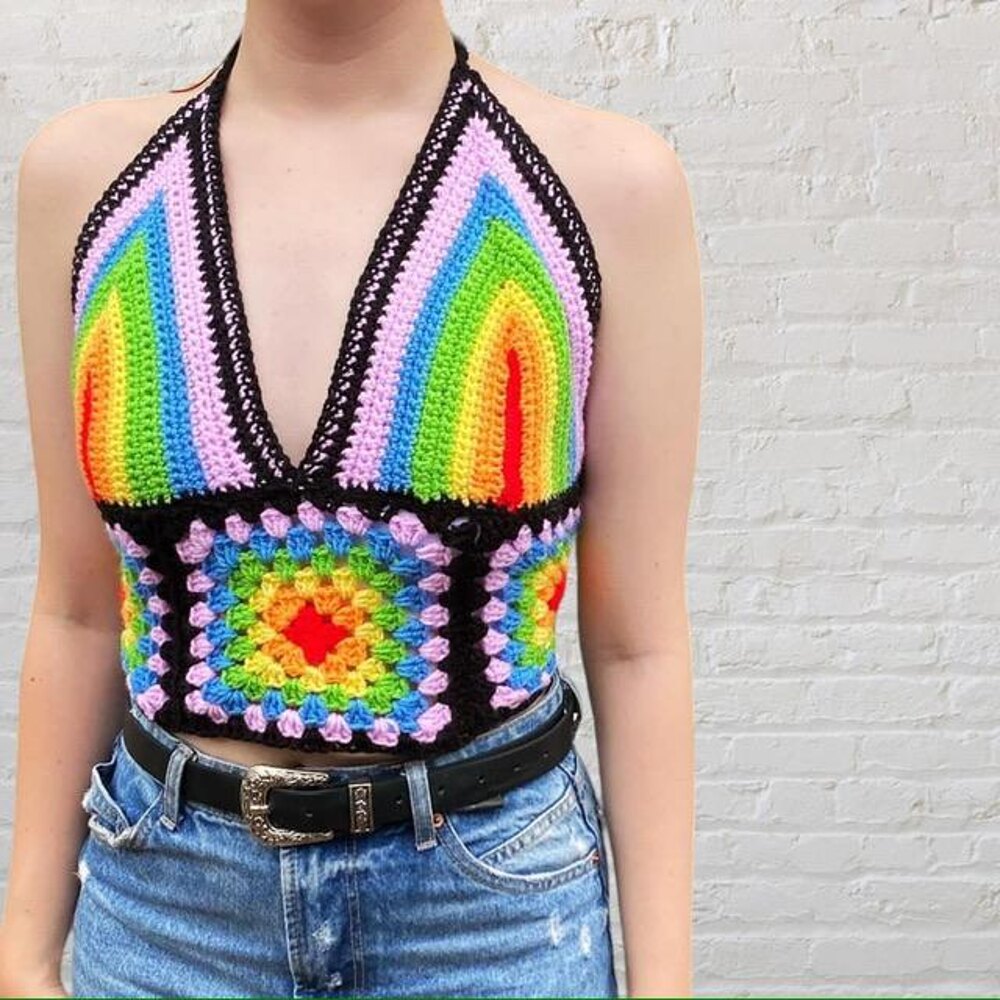 Crochet cami hot sale