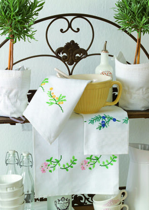 Anchor Aromatic Plants - Hand Towel Borders - Thyme, Juniper and Wormwood - 0060044-00901_07 -  Downloadable PDF