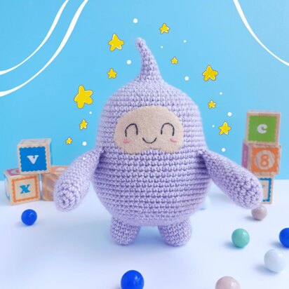 Hugh the Worry Monster Crochet Amigurumi Pattern