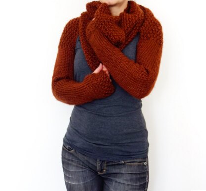 Rust Sweater Scarf