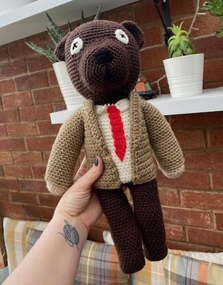 Mr Beans Teddy Bear Crochet Pattern