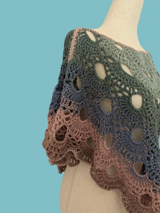 Whispering Meadow Crochet Poncho