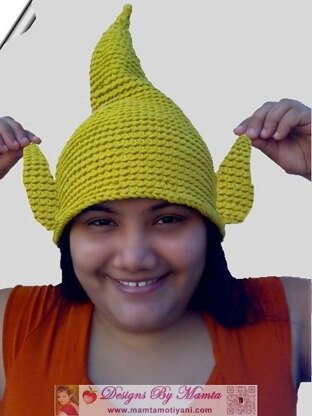 Crochet Tinkerbell Fairy Hat Pattern A Pixie Gnome Elf Cap