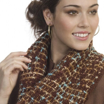 Slip 'n a Twist Cowl in Caron Simply Soft and Simply Soft Paints - Downloadable PDF