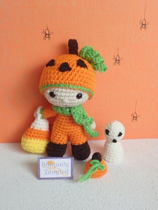 Felton in Pumpkin Costume