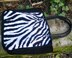 Zebra print tote