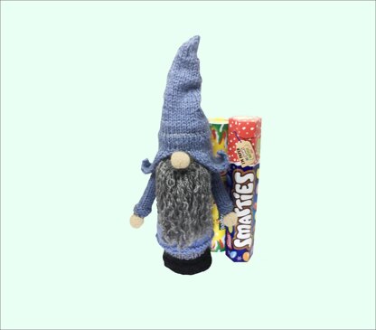 Christmas gnome / gonk chocolate tube holder