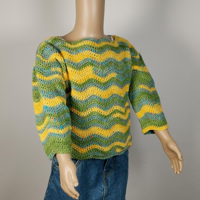 Kids ripple sweater