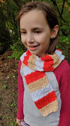 Ice Cream Ripple Scarf