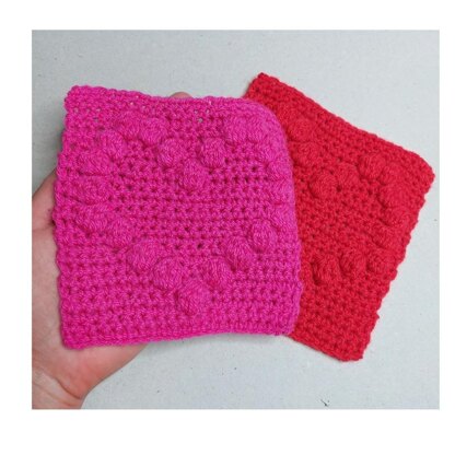 Crochet Square with Heart