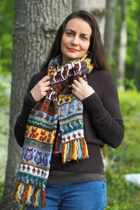 Woodland Critters Scarf