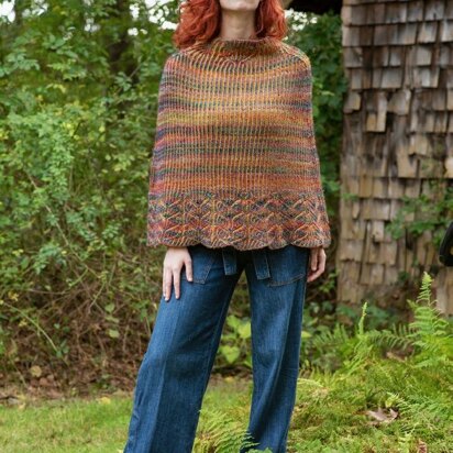 Demaris Cape in Berroco Millefiori Light & Ultra Wool Fine - Downloadable PDF