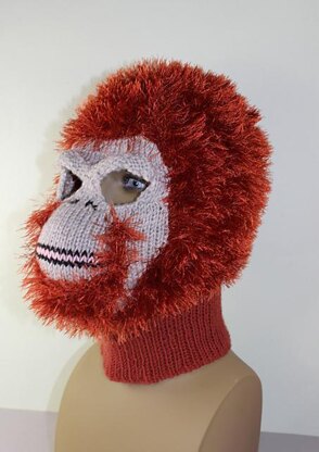 Toddler,Child and Adult Orangutan Mask Balaclava