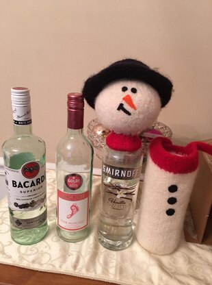 Snowman Bottle Cover