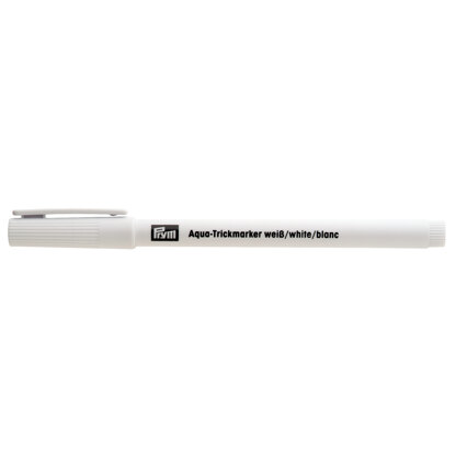 Prym Aqua Trick Marker Pen Water Erasable White 