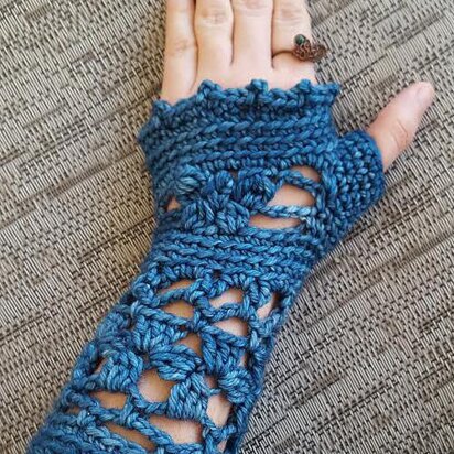 Butterfly Garden Fingerless Gloves