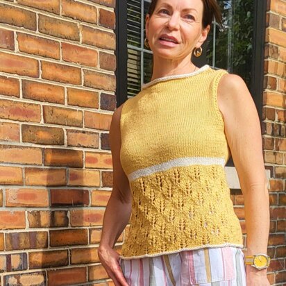 Goldenrod Tee - knitting pattern