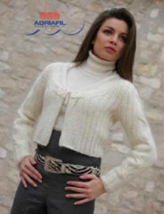 Grazie Bolero in Adriafil Primula & Kid Mohair - Downloadable PDF