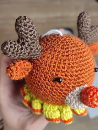 Reindeer Christmas Bauble