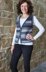 Roxie Plus ladies vest with 2 neck styles