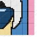 Bluey Face Pink Heeler Blanket Puppy Throw Cattle Dog Crip C2C CROCHET PATTERN