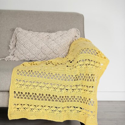 Sunny Garden Trellis Blanket