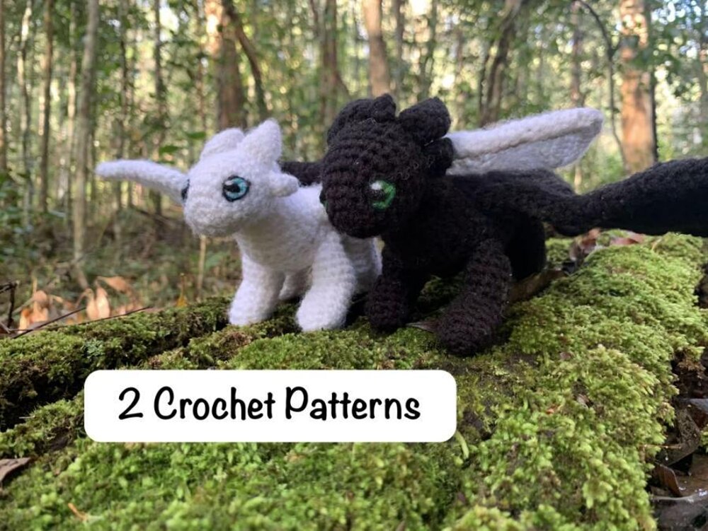 Light Fury Crochet Pattern: Crochet pattern | Ribblr