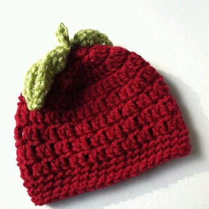 Red Apple Baby Hat