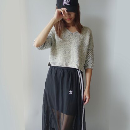 Mesh Sleeve Jumper