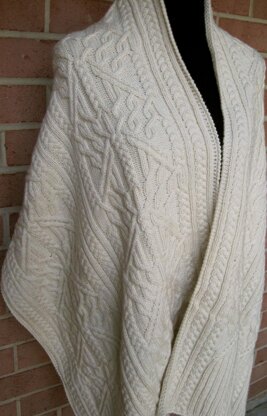 Limerick Cabled Shawl