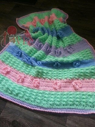 Tastefully Textured Baby Blanket